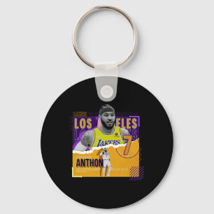Llavero Carmelo-anthony -baloncesto-papel-póster-lakers Ac