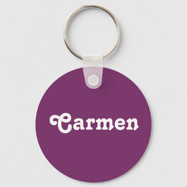 Llavero Carmen de cadena de claves (Anverso)
