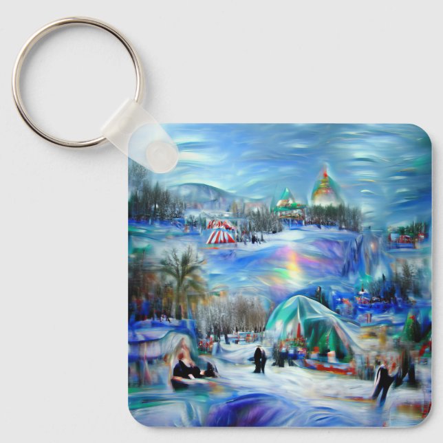 Llavero Carnaval de invierno (Anverso)