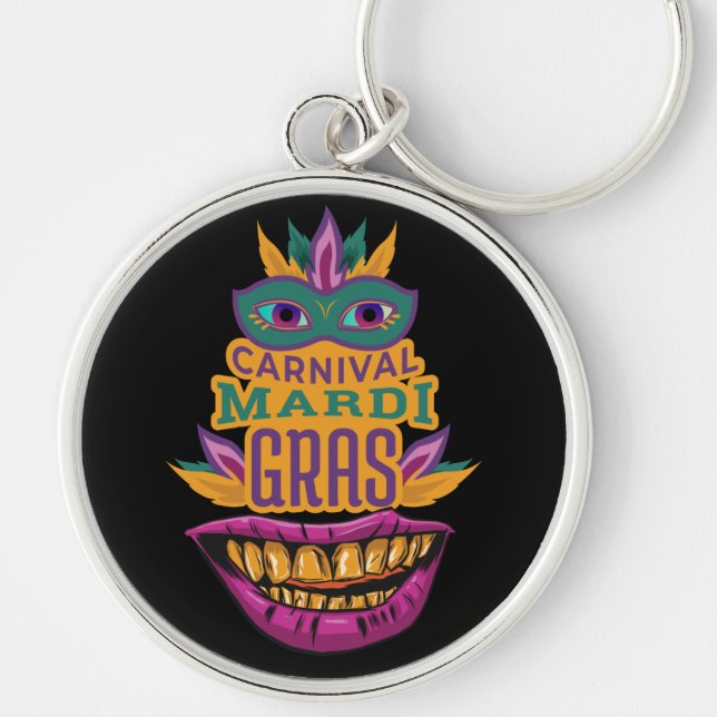 Llavero Carnaval de Nueva Orleans 2022 - Mardi Gras (Frente)