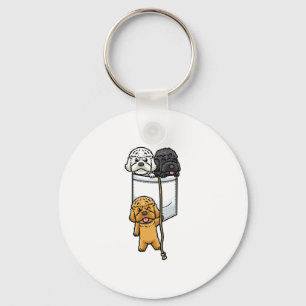 Llavero Carne De Perro Cockapoo En El Bolsillo