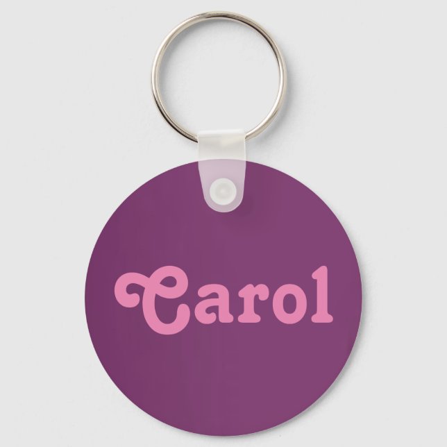 Llavero Carol de la cadena de claves (Anverso)