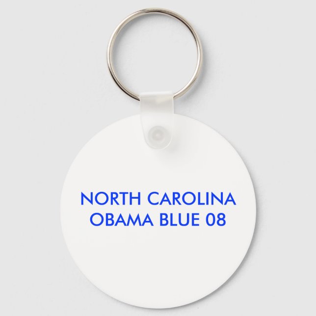 LLAVERO CAROLINA DEL NORTE 08 OBAMA BLUE (Anverso)