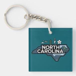 Llavero Carolina del Norte, Estados Unidos de América