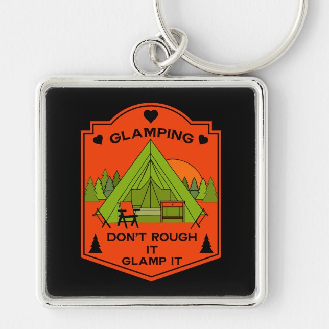 Llavero Carpa de Campamento de Lujo (Frente)