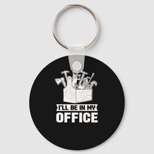 Llavero Carpintería de madera de carpintería de carpinterí (Anverso)