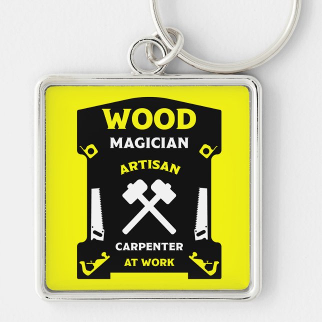 Llavero Carpintería Y Madera (Frente)