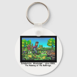 Llavero Carrera De Las Ranas Toros Regalos Divertidos/Figu