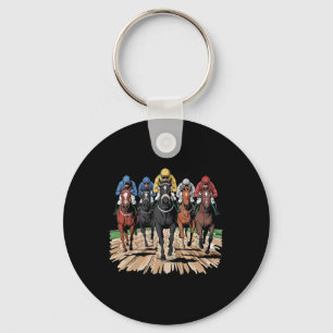 Llavero Carreras de caballo Jockey Racer Der