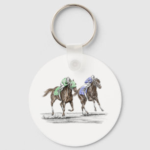 Llavero Carreras de caballos tosados