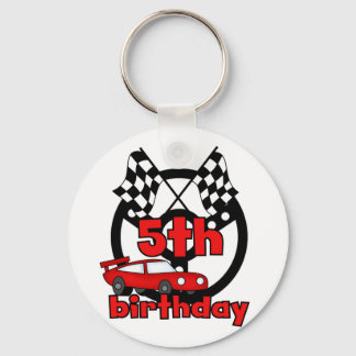 Llavero Carreras de coche 5 camisetas de cumpleaños y rega