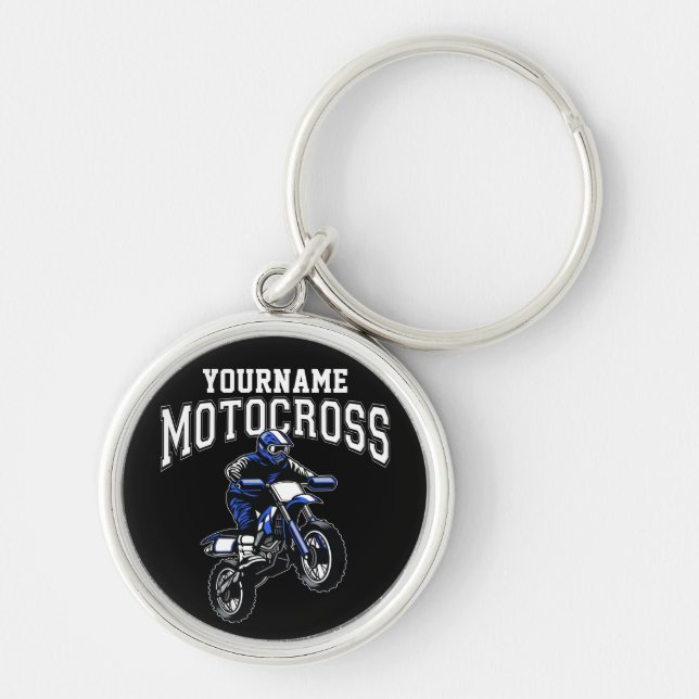 Llavero Carreras personalizada de moto-cruz sucia para cic (Frente)