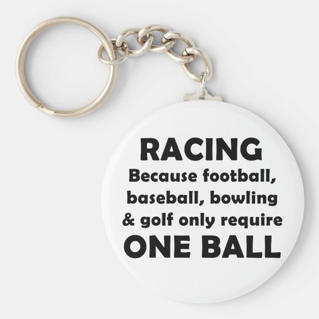 Llavero Carreras requiere bolas (Frente)