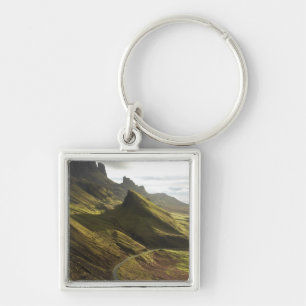 Llavero Carretera ascendente a The Quiraing, Isla de Skye,