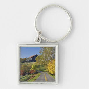 Llavero Carretera rural a través de la región de Bluegrass