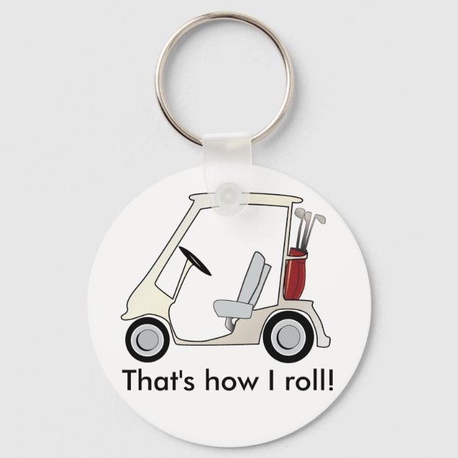 Llavero carrito de golf (Anverso)