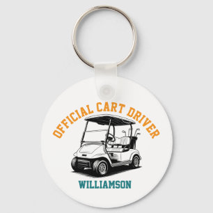 Llavero Carrito de Golf Divertido Personalizado