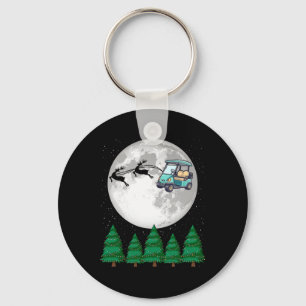 Llavero Carro de golf Santa Navidades Sleigh - Funny Carro
