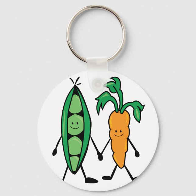 Llavero Carrot & Peas (Anverso)