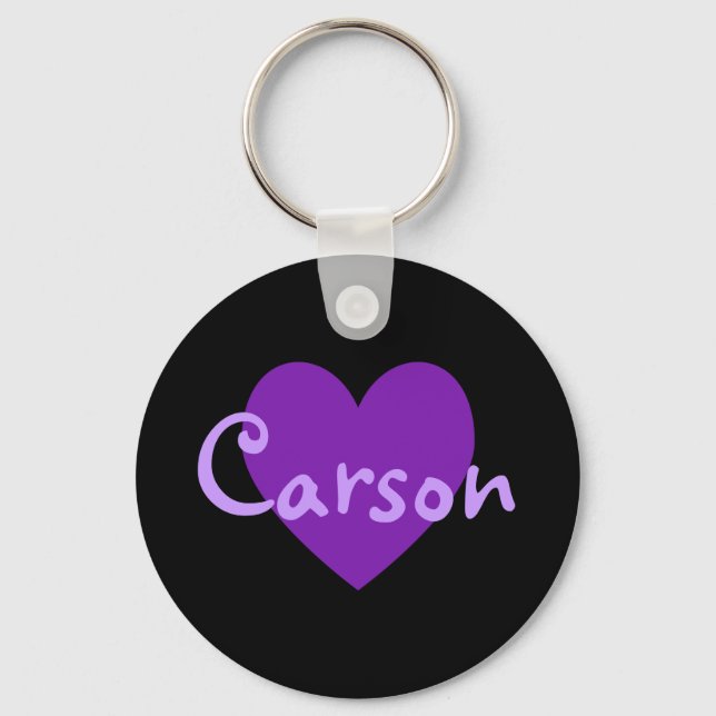 Llavero Carson en morado (Anverso)