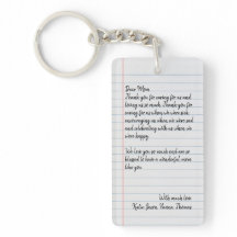 Carta de amor personalizada Una foto manuscrita