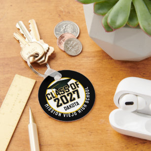 Llavero Carta de graduación de la clase de 2027 en foto