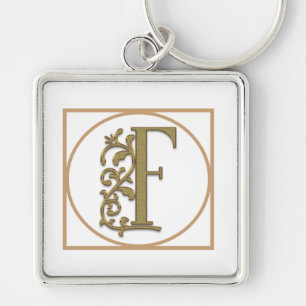 Llavero CARTA DE MONOGRAM Bello Boda nuevo regalo de la ca