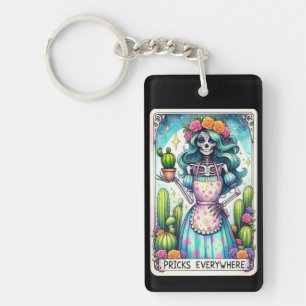 Llavero Carta de Tarot Pricks Everywhere