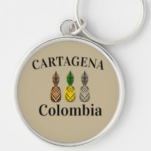 Llavero Cartagena Colombia Piñas