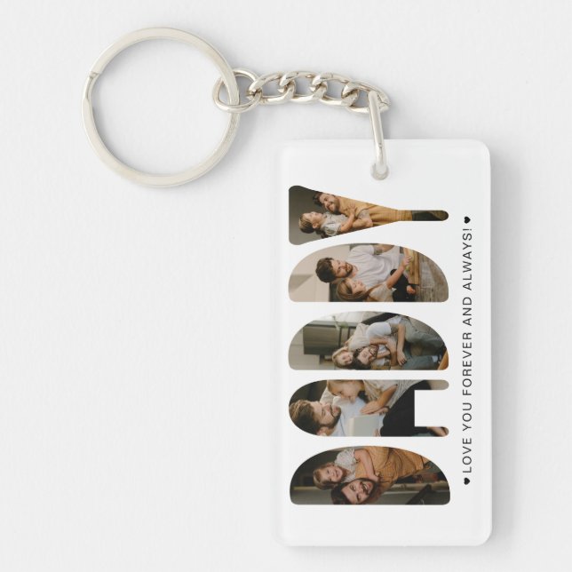 Llavero Cartas de foto de PAPÁ (Frente)