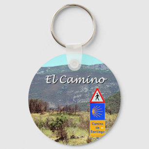 Llavero Cartel de El Camino de Santiago (pie de foto)