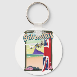 Llavero Cartel de viaje a Gibraltar precioso
