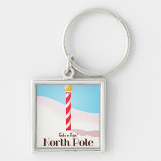Llavero cartel de viaje al Polo Norte