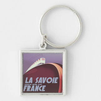 Llavero Cartel de viaje de La Savoie Auvergne-Rhône-Alpes.