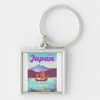 Llavero cartel de viaje paisaje japonés