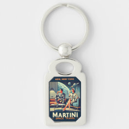Llavero Carteles de viaje espacial Martini New York