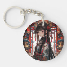 Cartera de encanto de la princesa del anime rojo