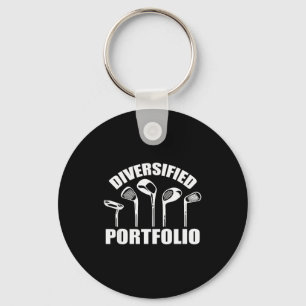 Llavero Cartera Diversificada de Golf Negocios Divertidos