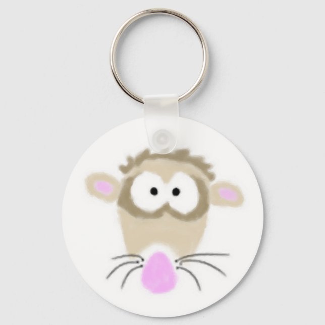 Llavero Cartoon Ferret Keychain (Anverso)