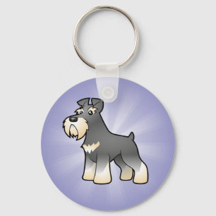 Llavero Cartoon Giant/Standard/Miniature Schnauzer