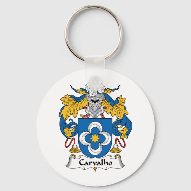 Llavero Carvalho Family Crest (Anverso)