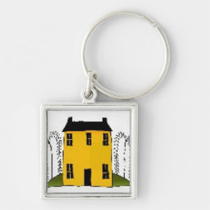 Llavero Casa amarilla - Keychain