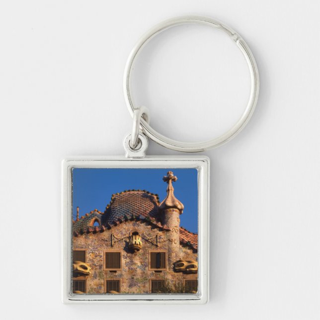 Llavero Casa Batilo, Arquitectura Gaudí, Barcelona, (Frente)