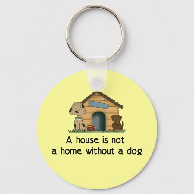 Llavero Casa Con Un Perro (Anverso)