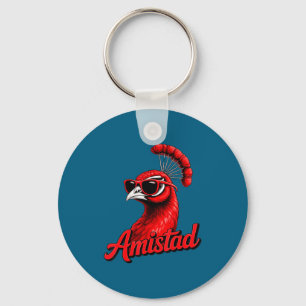 Llavero Casa de Amistad Minimal Espíritu Escolar de Amista