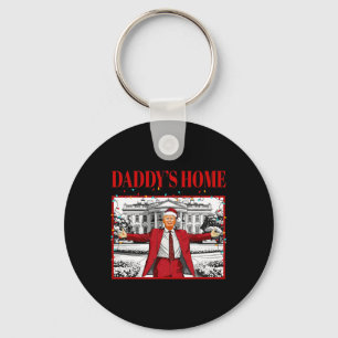 Llavero Casa de papi para Navidades Santa Funny Trump Navi