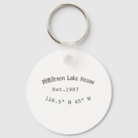 Casa del lago. Fecha año personalizado coordenadas