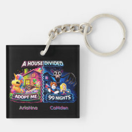 Llavero Casa Dividida Adopt Me vs 99 Nights