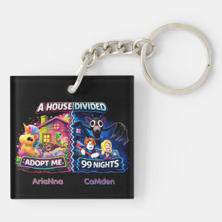 Llavero Casa Dividida Adopt Me vs 99 Nights