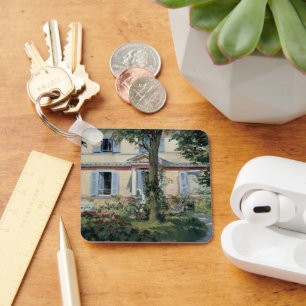 Llavero Casa en Rueil de Edouard Manet, Arte Antiguo Fino